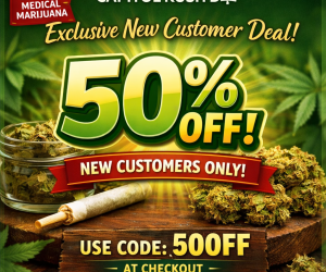 !! 50% Off First Purchase | New Customer Deal – Capitol Kush DC !!